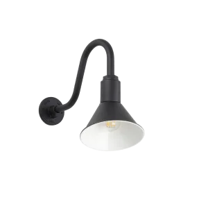Black Sign Light facing person