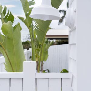 25cm Austin Cottage Wall Light in Flat White Outdoor Rated