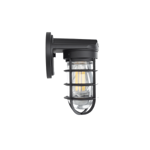 Outdoor Bunker Light in Black Finish