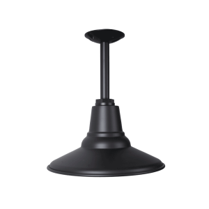 30cm Astro Stem Pendant in Black Ace