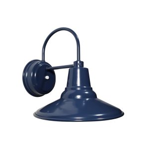Our 30cm Astro Wall Light in Colorbond Deep Ocean Satin