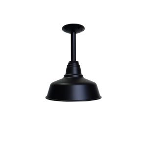 25cm Eclipse Stem Pendant in Black Ace