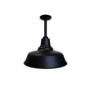 35cm Universal Stem Pendant in Black Ace