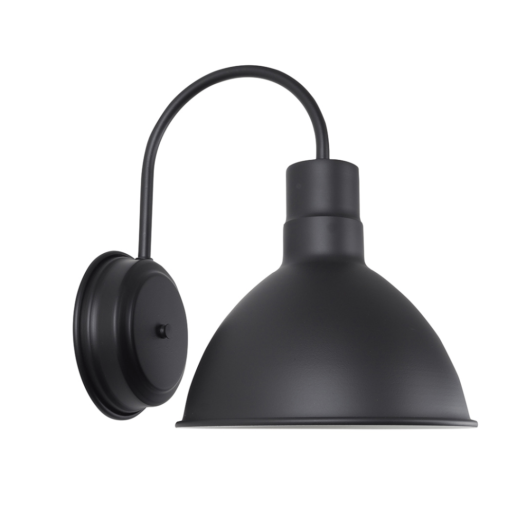 Black Deepbowl Wall Light