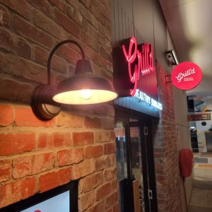25cm Austin Cottage Wall Light in Black Ace Outdoor Rated