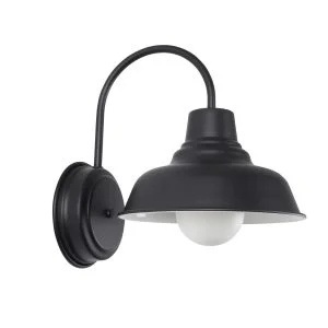 Black Hamptons Styled Wall Light