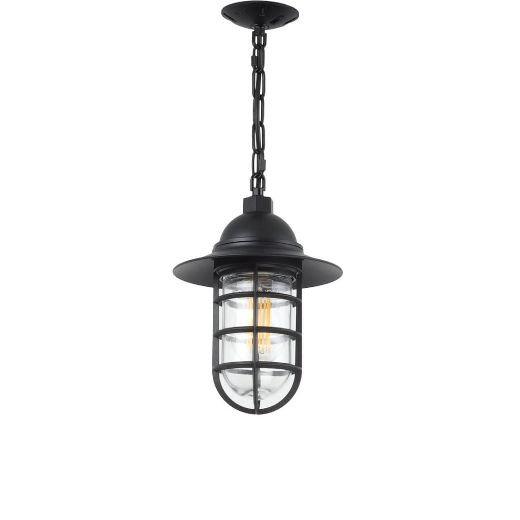 atomic flared chain hung pendant black ace canopy |