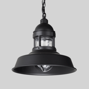 Black Warehouse Shade on Chain