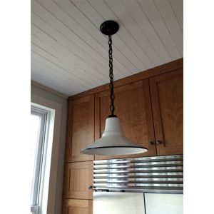 30cm Astro Chain Pendant in Pearl White Outdoor Rated
