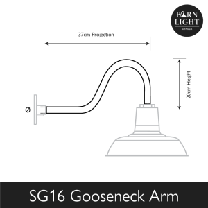 Small Wall Light Arm