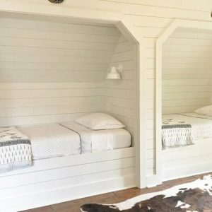 17cm Bowie Barn Wall Light in Peal White Outdoor Rated Photo Courtesy of The Dutch Door Home