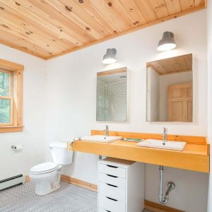 17cm Bowie Barn Wall Light in Venerable Silver Outdoor Rated Photo Courtesy of Forest and Ash Studio & Mainescape Media