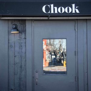 17cm Bowie Barn Wall Light in Textured Black Outdoor Rated Photo Courtesy of Jake Holschuh Photography and Chook Chicken