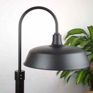 60cm Original Post Mount Light in Black Ace