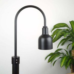 Cafe Post Mount Light in Black Ace