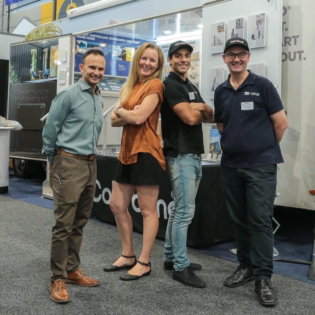 colorbond truck at melbourne home show