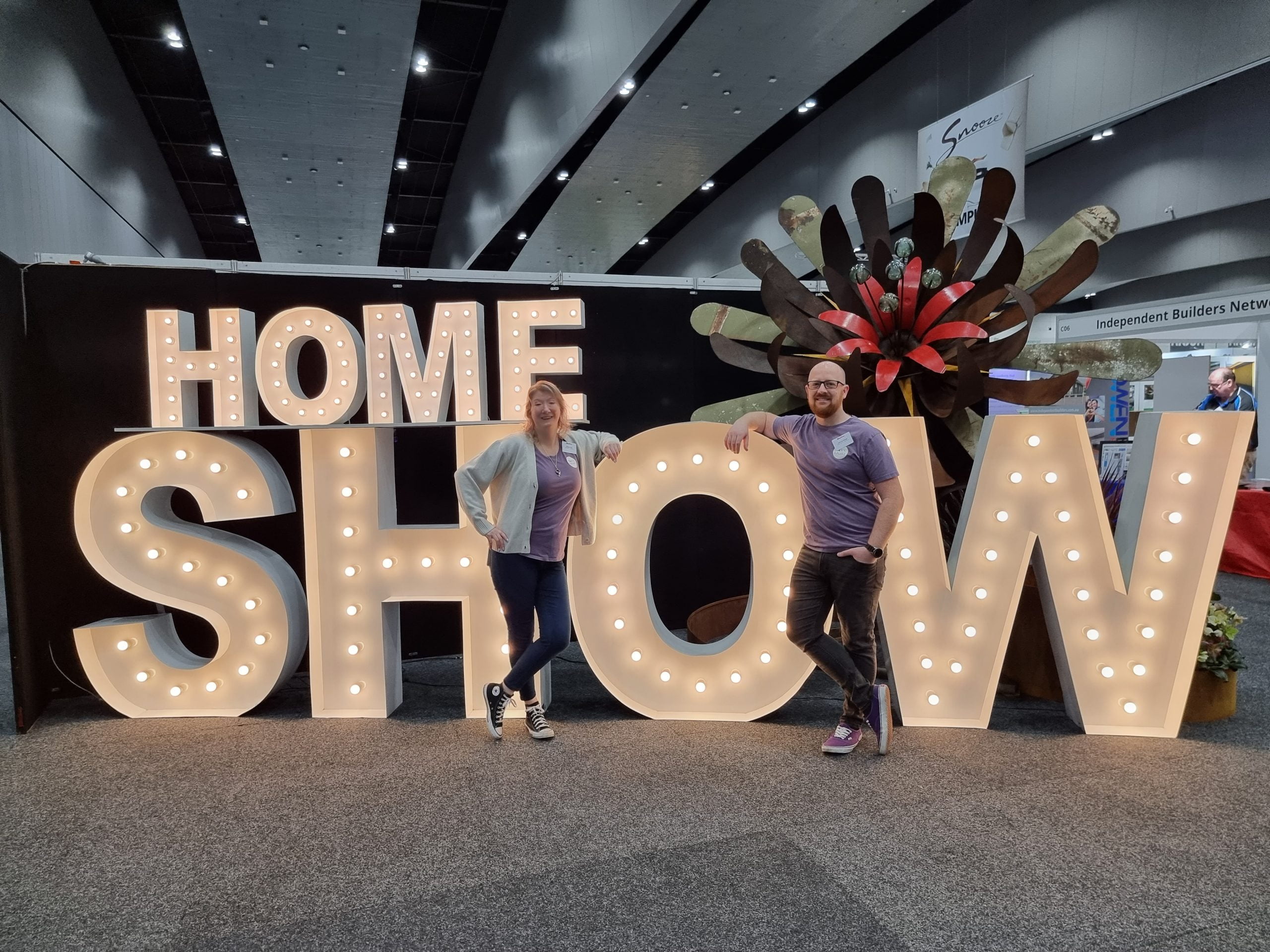Jesse & Mel at the Melbourne Home Show