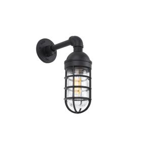Black Bunker Wall Light