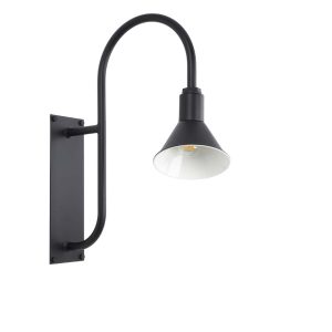 20cm Frontier Ranch Wall Light in Black Ace