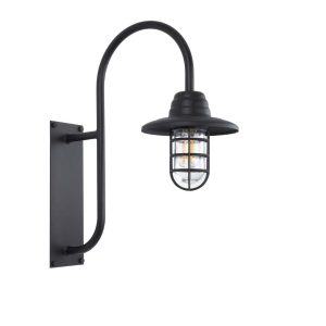 Atomic Warehouse Ranch Wall Light in Black Ace