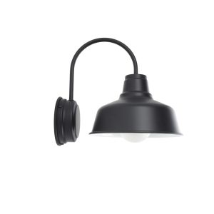 Black Industrial Wall Light