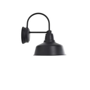 Industrial Styled Wall Light in Black