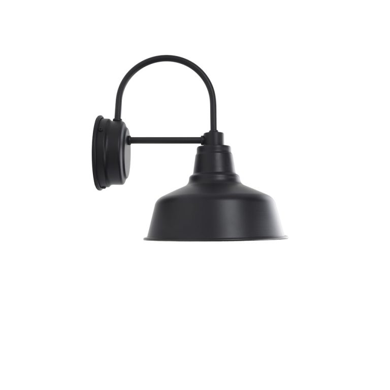 Industrial Styled Wall Light in Black