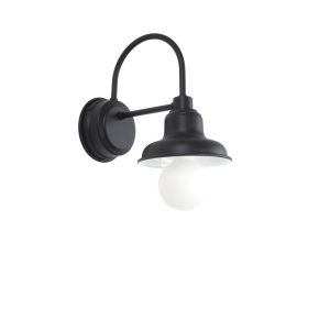 Small Black Outdoor Wall Light