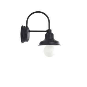 Small Canterbury Wall Light in Black Ace