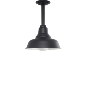 Hampton Styled Stem Pendant in Black