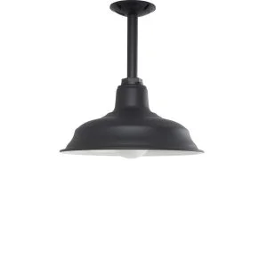 Modern Stem Pendant Light in Black