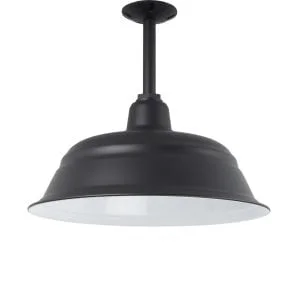 Modern Warehouse Shade in Black