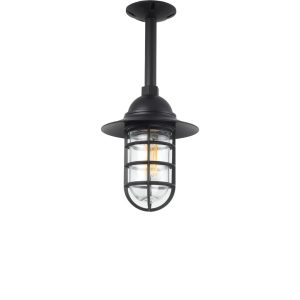 IP55 Flared Nautical Light in Black