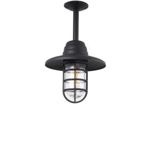 Caged Warehouse Stem Pendant in Black