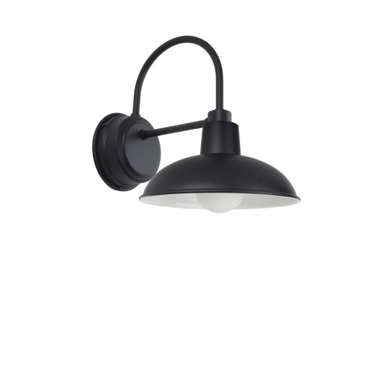 Black Wall Light IP44 Rated