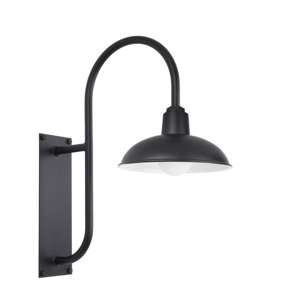 Black Wall Light IP44 Rated