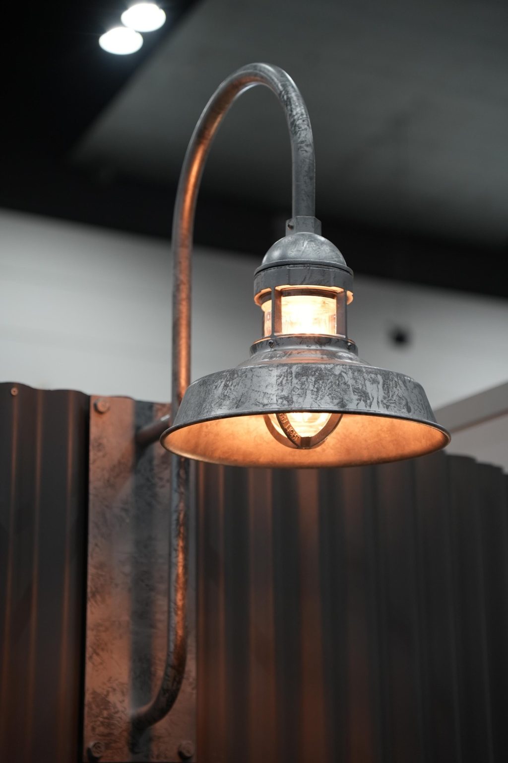 30cm Sydney Ranch in Galvanised Thick Guard IP55 Outdoor Rated
