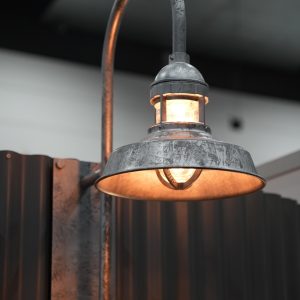30cm Sydney Ranch in Galvanised Thick Guard IP55 Outdoor Rated