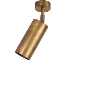 Metro 6 Precious Brass Spot Light in Caramel