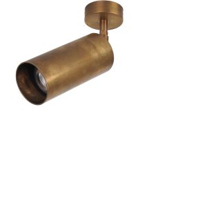 Metro 6 Precious Brass Spot Light in Caramel