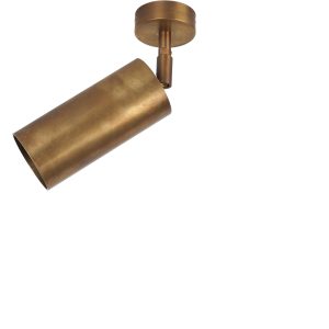 Metro 6 Precious Brass Spot Light in Caramel