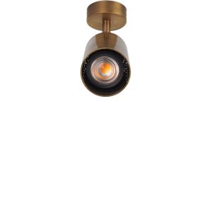 Metro 6 Precious Brass Spot Light in Caramel