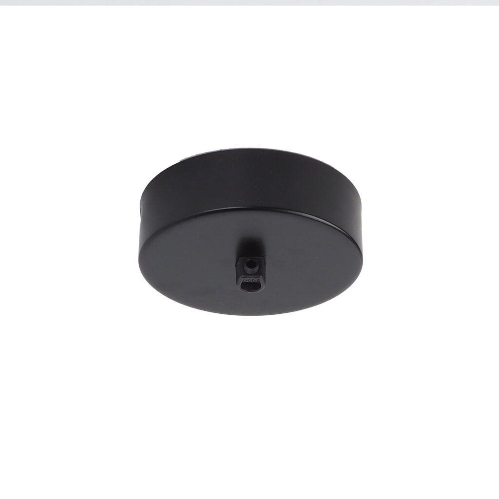 Black Ceiling Canopy with Black Cord-Grip
