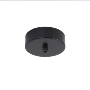 Black Ceiling Canopy with Black Cord-Grip