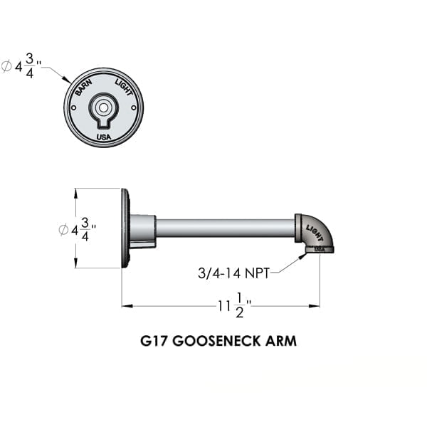 G17 Gooseneck Arm |