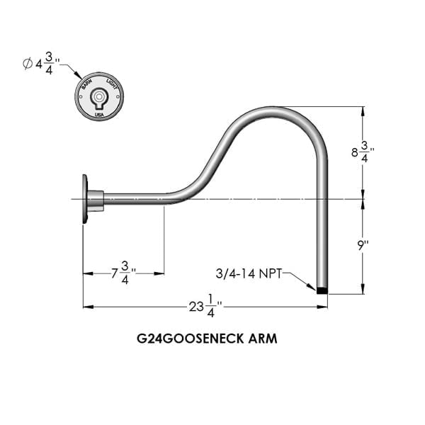 G24 Gooseneck Arm |