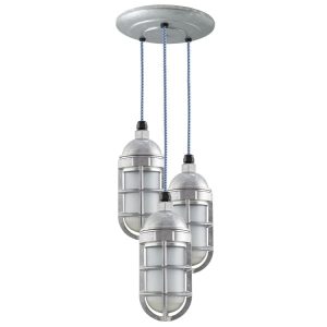 Atomic Industrial Multi-Light Chandelier