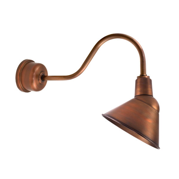 copper emblem angle led sign light |