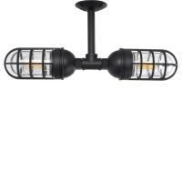 Ceiling Mounted Nautical Light in Black