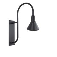 20cm Frontier Ranch Wall Light in Black Ace